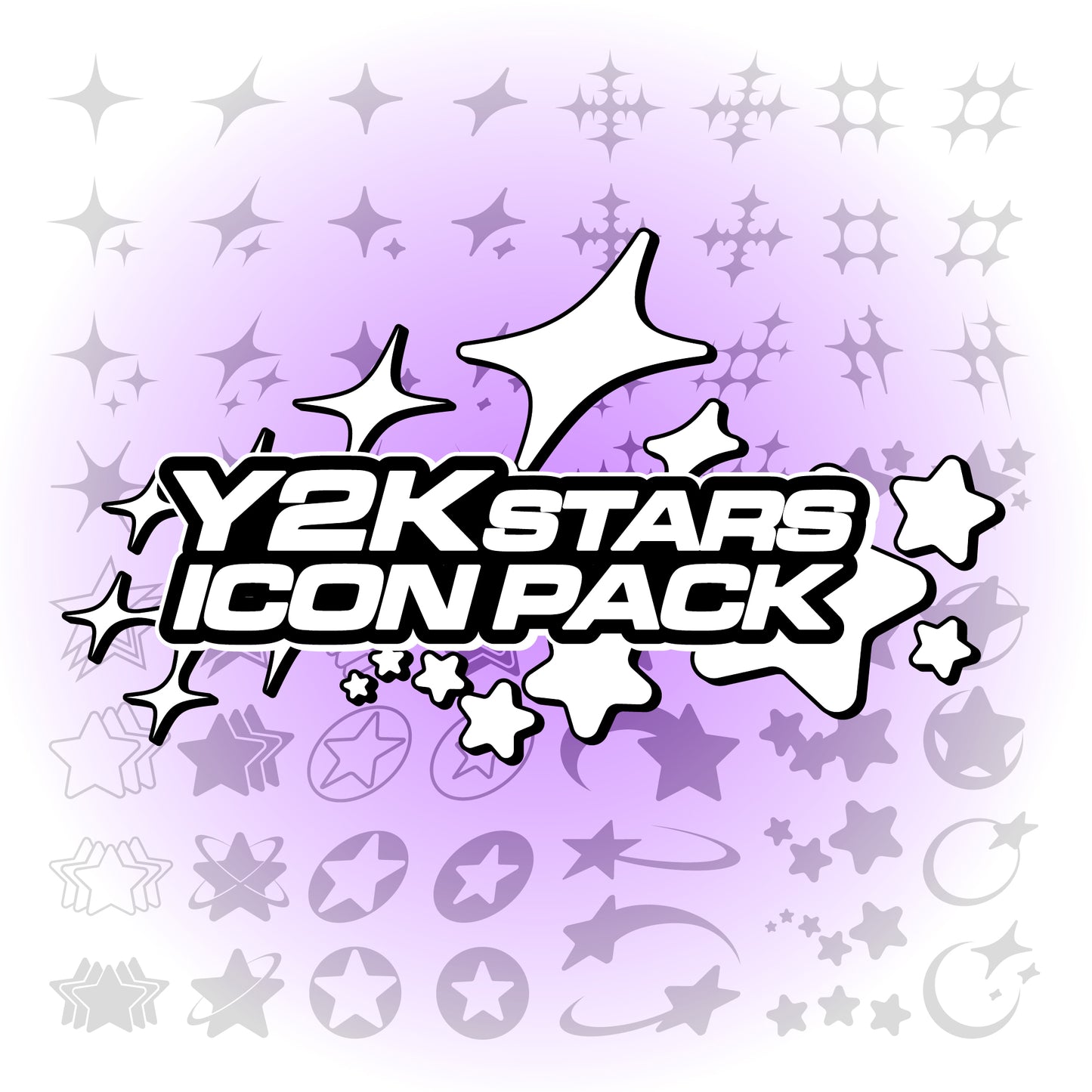 Y2K Stars Icon Pack